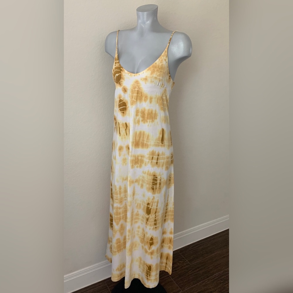 Yellow Tie-Dye Maxi